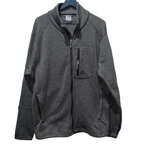 Avalanche Outdoor zip front pullover jacket. M-XXL, taupe